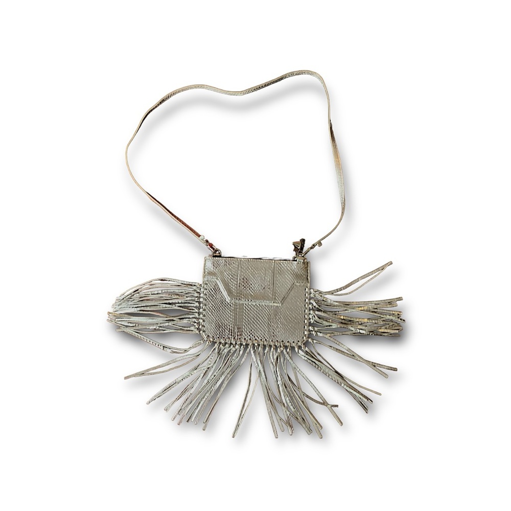 EMM KUO SNAKESKIN CROSSBODY BAG
